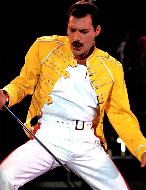 replica freddie mercury jacket|freddie mercury yellow jacket outfit.